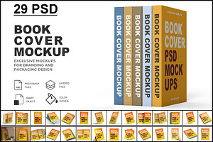 Book Cover Mockup, a Books & Magazine Mockup by mockupbuys