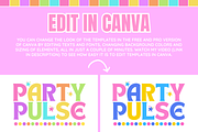 Colorful Logo Template - 3 Versions, a Branding & Logo Template by SunshineStudioBoutique (Thumbnail 3 of 10)