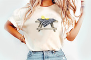 Luxury Black Gingham Summer Clipart, an Illustration by Watercolor design (Thumbnail 5 of 12)