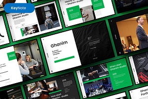 Ghanim – Business Keynote Template, a Presentation Template by Dens Creative Studio