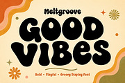 Meltgroove, a Sans Serif Font by Wow Magic (Thumbnail 1 of 5)