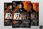 Dj Flyer v4, a Flyer Template by FlyerPig (Thumbnail 1 of 3)