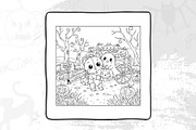 Cute Halloween Coloring Pages, an Illustration by DesignDevisers (Thumbnail 2 of 9)