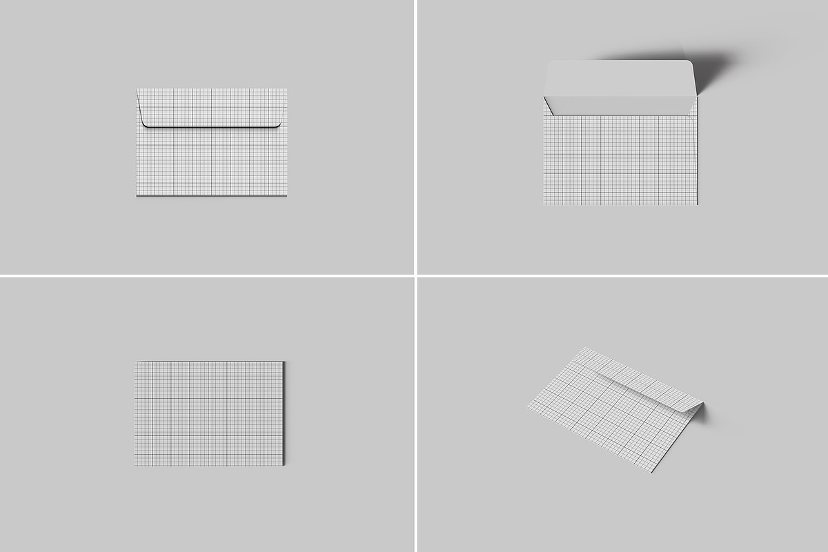 Envelope C5 Mockup - 12 Views, a Packaging Mockup by Illusiongraphic (Photo 16 of 26)