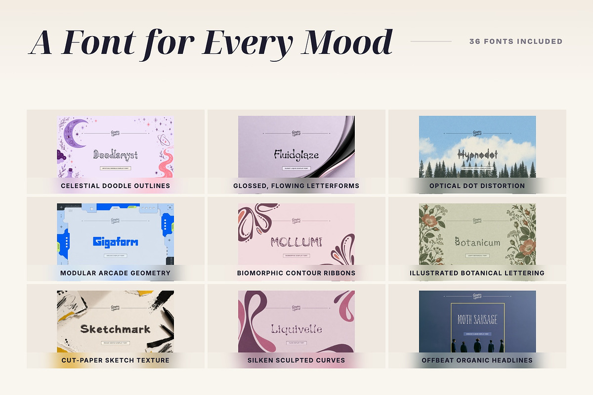 Fonts Bundle III for Creative Design, a Handwritten Font by Graphic Spirit (Photo 3 of 8)