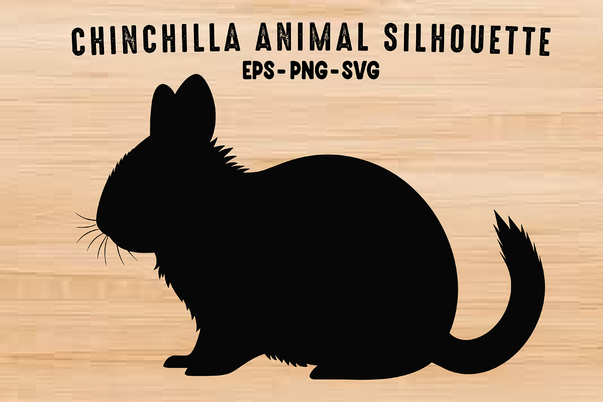Chinchilla Silhouette PNG Clipart, an Animal Illustration by Gfx Expert Team (Photo 1 of 3)