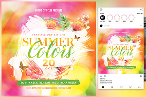 Summer Colors Flyer