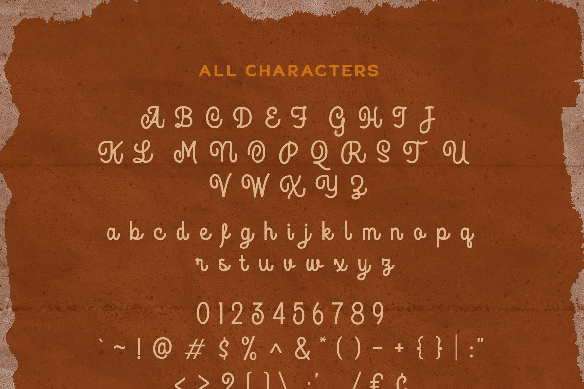 The Rouged - Display Script Font, a Script Font by Letterhend Studio (Photo 9 of 10)
