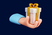 Hand gesture 3d illustration, a 3D by Kurniawan98 (Thumbnail 7 of 7)