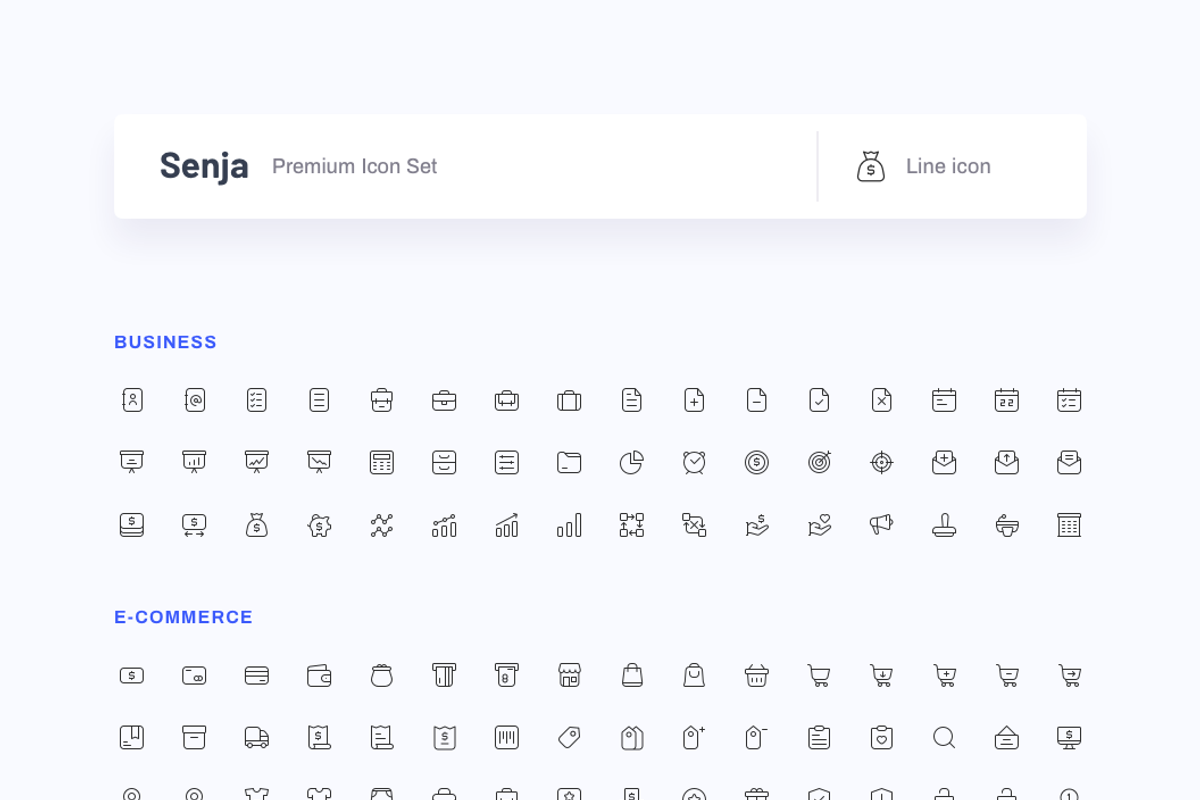 Senja : Icons for Every Need, a Solid Icon by Designspace (Photo 13 of 17)