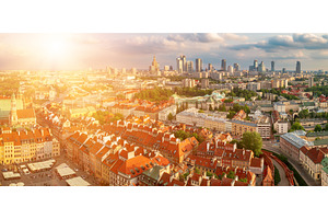 Old city in Warsaw panorama, view, an Architecture Photo by Nature and travel