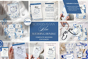 Blue Scandinavian Template Bundle, a Stationery Template by Alisa Mikibith Art (Thumbnail 1 of 19)