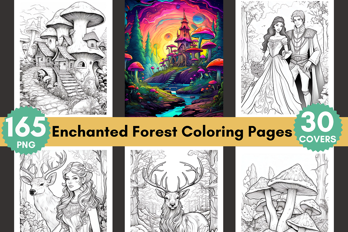 Enchanted Forest Coloring Pages