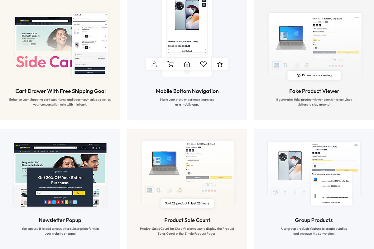 Electronics & Gadgets Shopify Theme, a Shopify Template by LogicGo Shopify Experts (Photo 5 of 7)