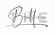 The Brittany / Font Trio, a Script Font by Sronstudio (Thumbnail 19 of 19)