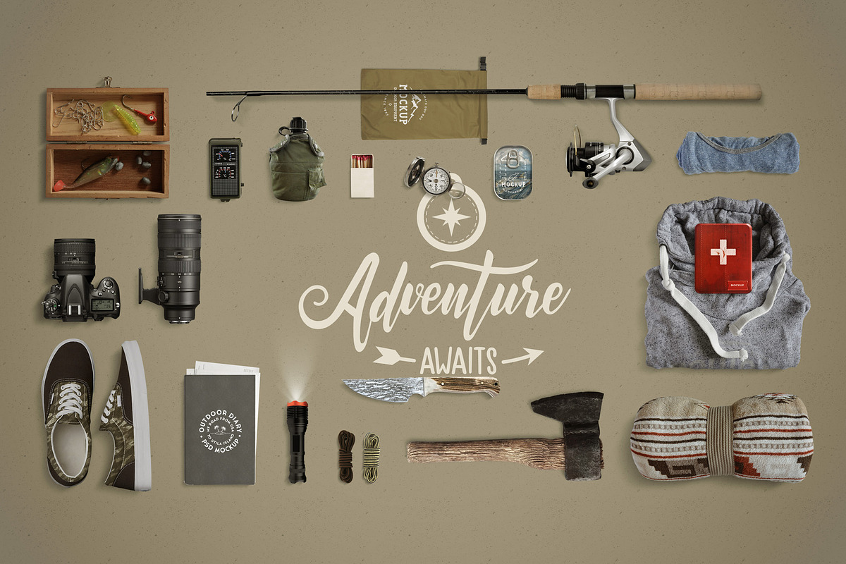 Travel Scene Mock-up Big Pack, a Product Mockup by PSD Market (Photo 10 of 16)