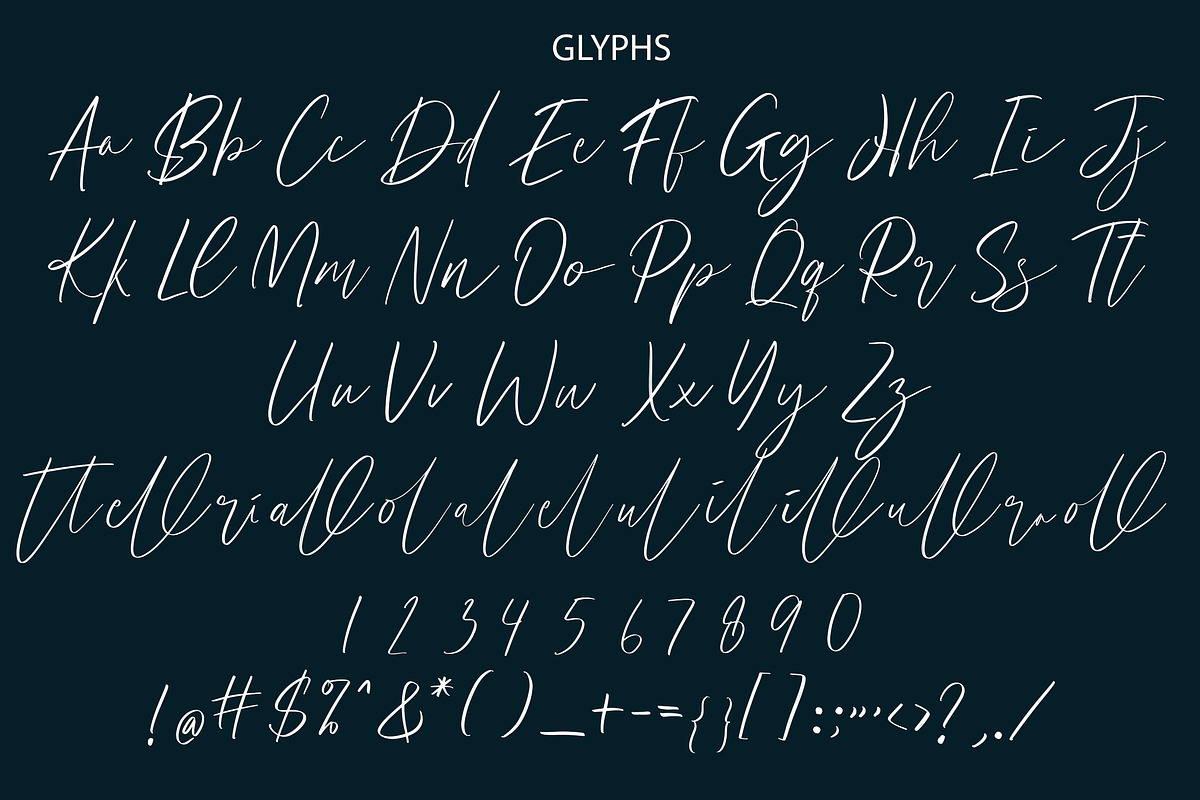 Milleri  Handwritten Font, a Script Font by Lythcreative (Photo 8 of 8)