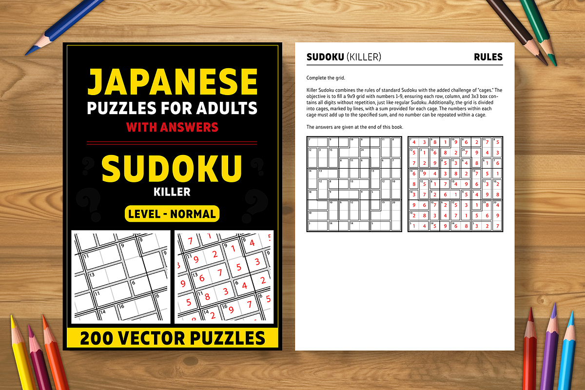 Killer Sudoku  - 1 book (2025), an Illustration by Cruiz Studio (Photo 1 of 2)