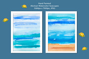To the Beach, watercolor seascapes, a Wallpaper Graphic by Marmoris.Arts (Thumbnail 6 of 12)