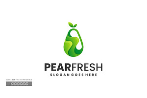 Pear Gradient Colorful Logo, a Branding & Logo Template by ivan_artnivora