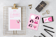 PERIOD: stickers, cliparts, patterns, a Healthcare Illustration by Elliko shop (Thumbnail 5 of 9)