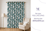 Linen Fabric Curtain Mockup, a Household Mockup by Mie Mockup Studio (Thumbnail 3 of 5)