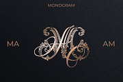 MA AM Wedding Monogram Logo, a Branding & Logo Template by LogoAV (Thumbnail 1 of 8)