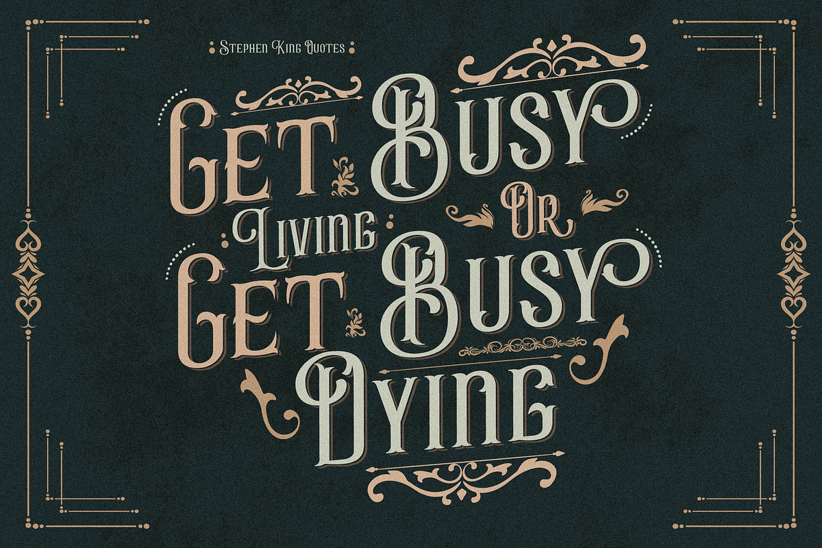 Hercules Victorian Typeface Font, a Sans Serif Font by Storytype Studio (Photo 6 of 14)