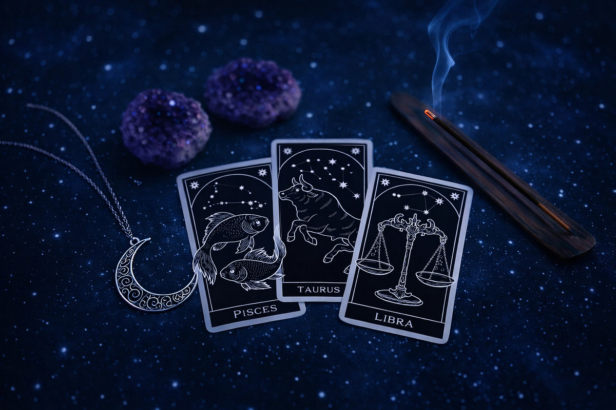 Zodiac & Astrology, a Decorative Illustration by Chikovnaya (Photo 2 of 7)