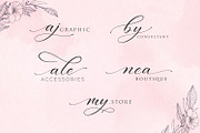Aniyah Script Calligraphy, a Script Font by din-studio.com (Thumbnail 6 of 14)