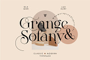 Grange Sofany Beautifull Serif Font, a Serif Font by WhymoreArt (Thumbnail 1 of 11)