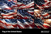 Flag of the United States., a Decorative Illustration by Handmadefont (Thumbnail 6 of 10)