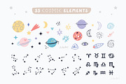 Zodiac Stars Font duo, a Script Font by JuliyArt (Thumbnail 13 of 16)