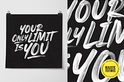 Beast Mode SVG Brush Font, a Handwritten Font by Sam Parrett (Thumbnail 6 of 9)