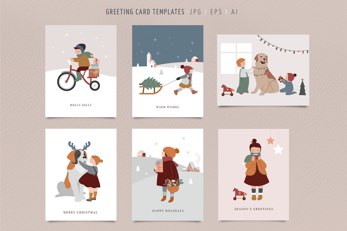 Nordic Winter Kids, a Decorative Illustration by Marish (Photo 8 of 16)