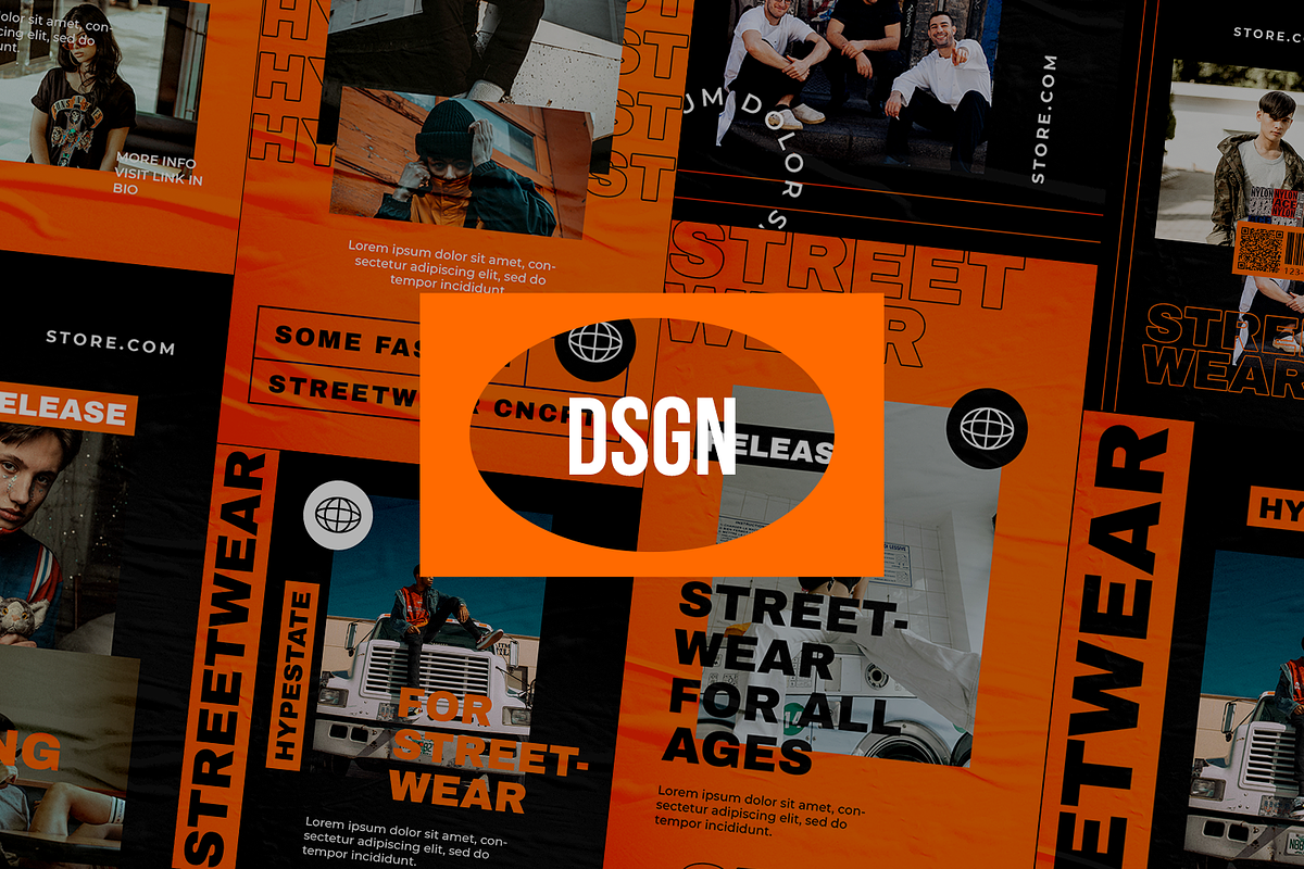 Dract Urban Instagram Template, a Social Media Template by Creatchees.std (Photo 3 of 5)
