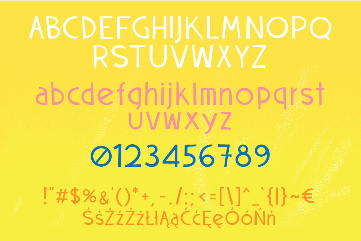Toy Cartoon font preview 2