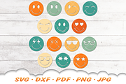 Smiley Face SVG Bundle, a Graphic by Cloud9DesignSVG (Thumbnail 4 of 7)