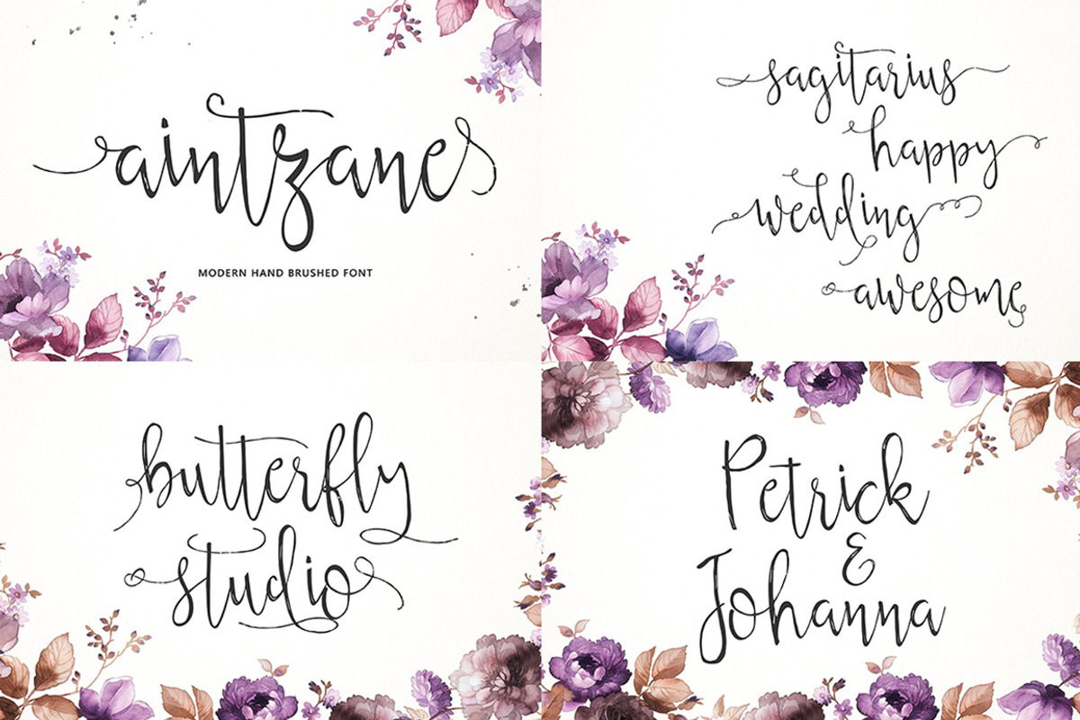 Handwritten Fonts Collection, a Script Font by Areatype (Photo 49 of 62)