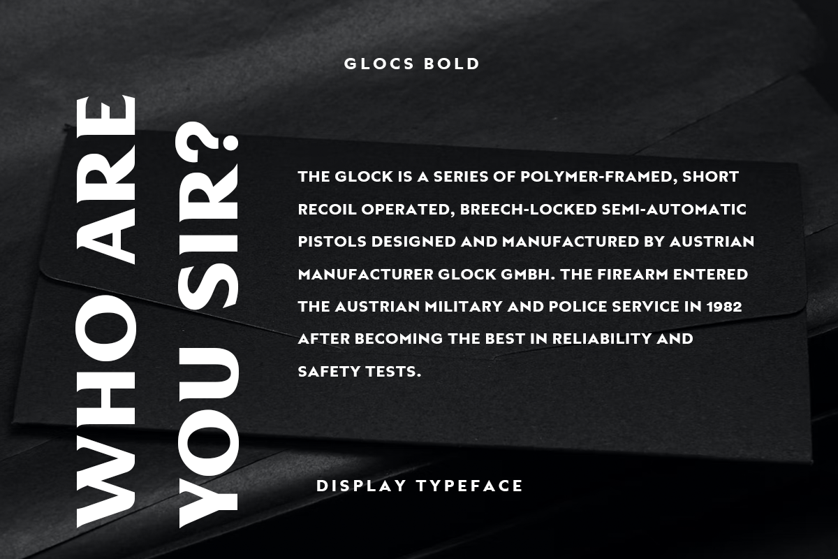 Vintage Font - Glocs, a Sans Serif Font by Yukita Creative (Photo 7 of 17)