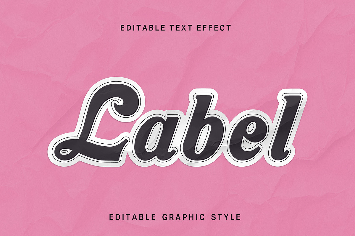 Paper Cut Sticker Text Effect, a Templates & Theme by studiogstock (Photo 1 of 2)