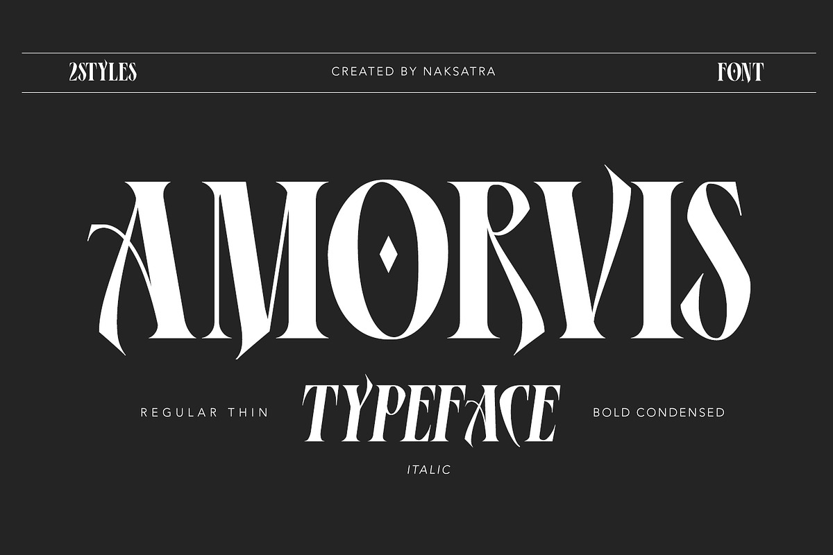 Amorvis, a Serif Font by Naksatra (Photo 1 of 13)