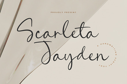 Scarleta Jayden Font, a Script Font by Timurtype