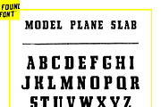 MODEL PLANE SLAB, a Font by FOUNDFONT™ (Thumbnail 2 of 3)