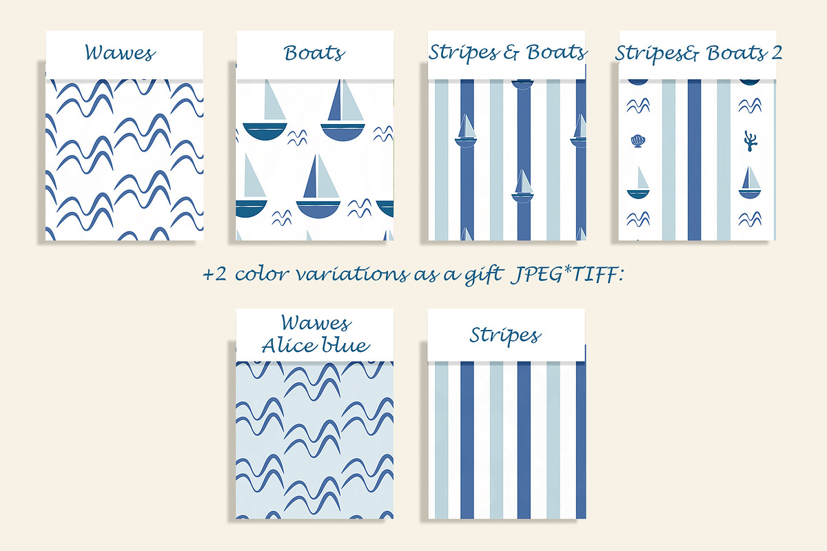 Scandinavian Kids Seamless Patterns, a Pattern Graphic by Oksana Dovhopol Art (Photo 5 of 15)