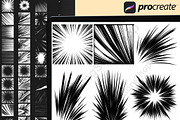 300 Procreate Manga Comic Brush Set, a Brush Add-On by DrawingStoryShop (Thumbnail 4 of 7)