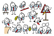 Cartoon business set 1., an Illustration by eka panova (Thumbnail 2 of 6)