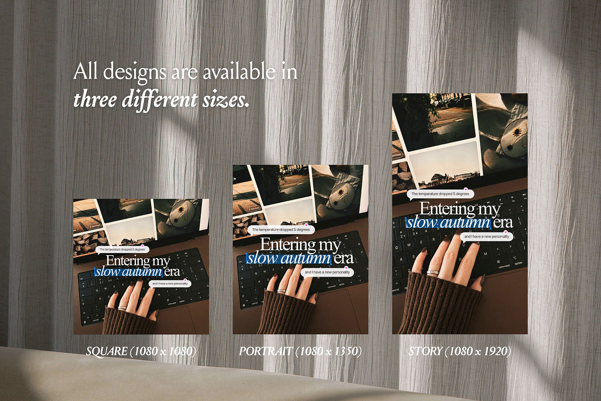 Brown Social Templates for Creators, a Social Media Template by CanvaTemplateClubCo (Photo 9 of 16)