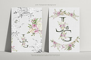 Bloom | Wedding Watercolor Florals, a Pattern Graphic by slowlivecreate (Thumbnail 3 of 7)