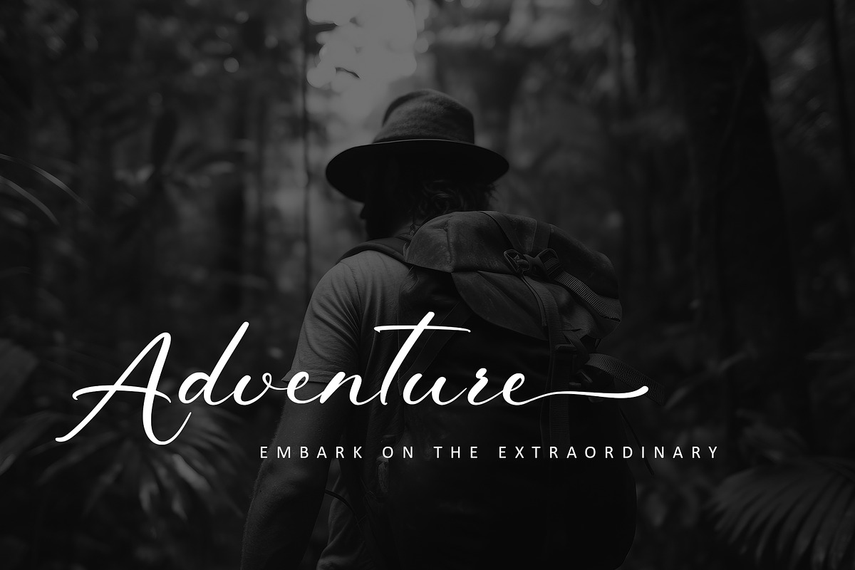 Rustic Roadway, a Handwritten Font by Letterara (Photo 6 of 13)